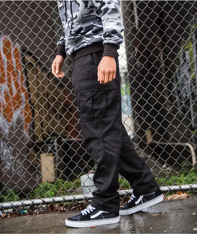 Rothco Tactical BDU Solid Black Cargo Pants Hamilton Place