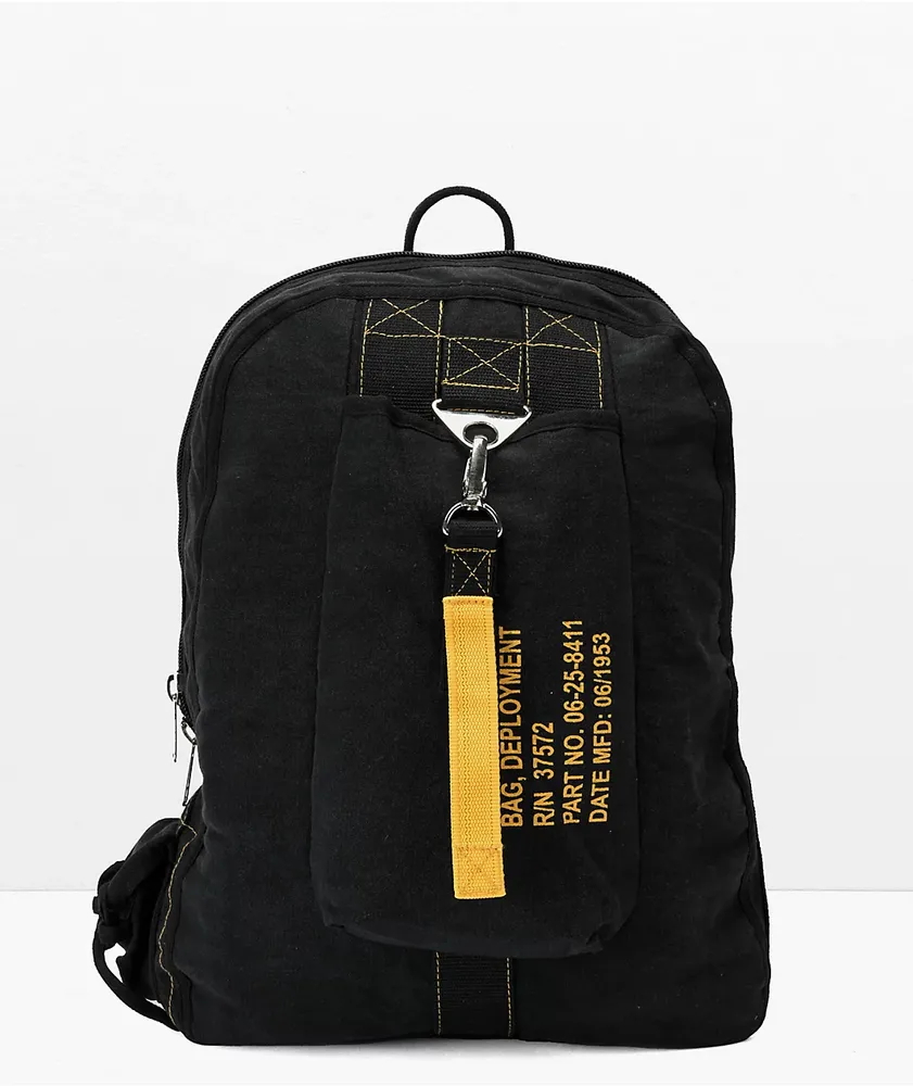Vintage black backpack top