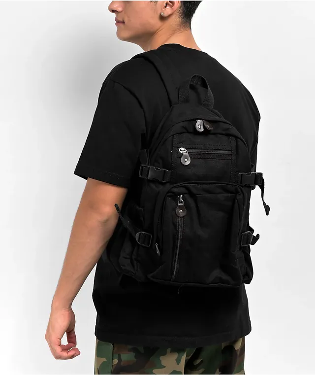 Rothco Vintage Black Mini Backpack MainPlace Mall