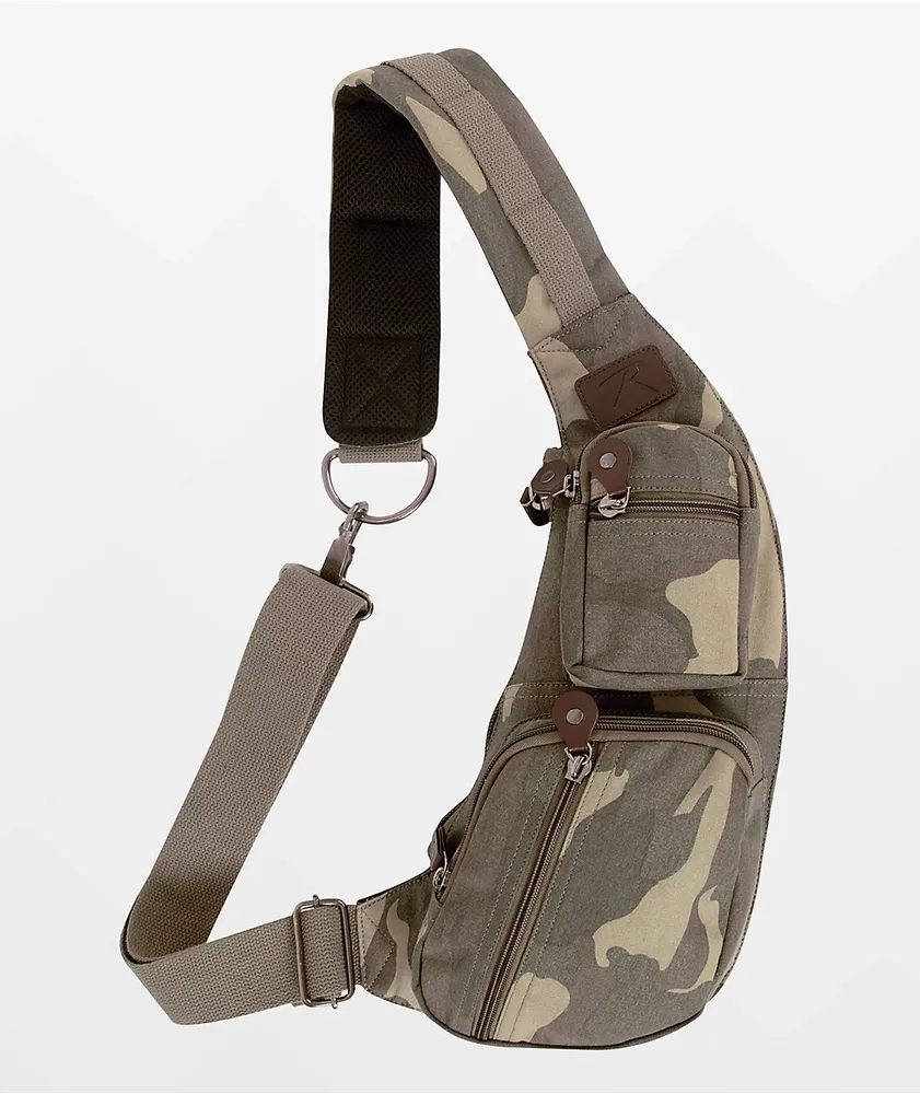 Camo on sale crossbody bag