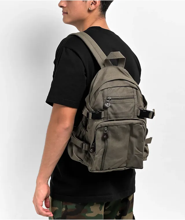 Rothco Vintage Olive Mini Backpack CoolSprings Galleria