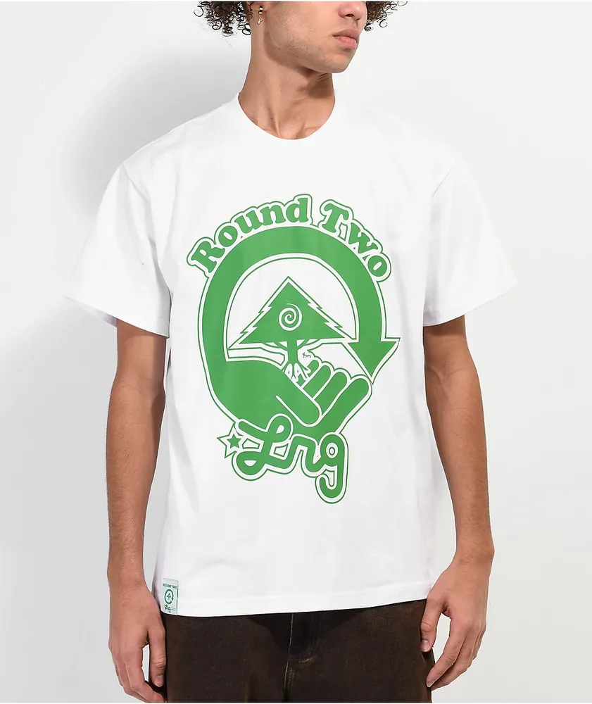 Round Two x LRG The Outdoors White T-Shirt | CoolSprings Galleria
