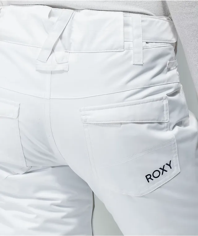 Roxy white snow pants store