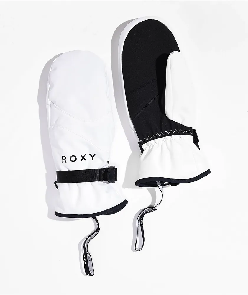 White snowboard mittens on sale