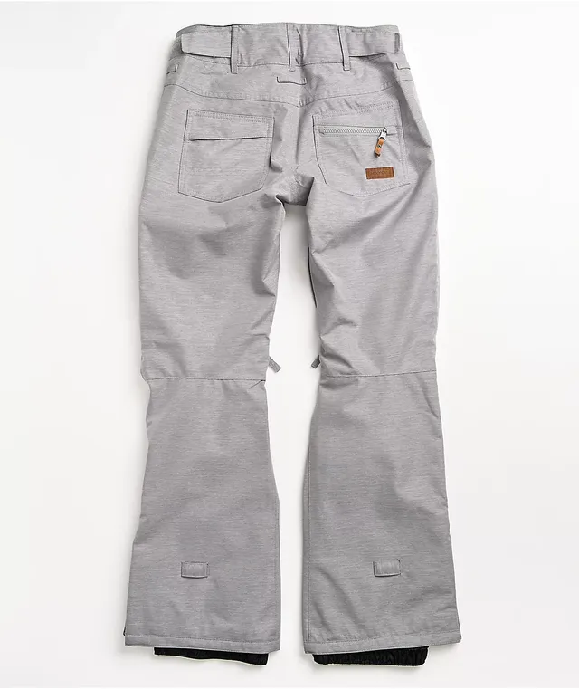 Roxy Nadia Heather Grey 10K Snowboard Pants CoolSprings Galleria