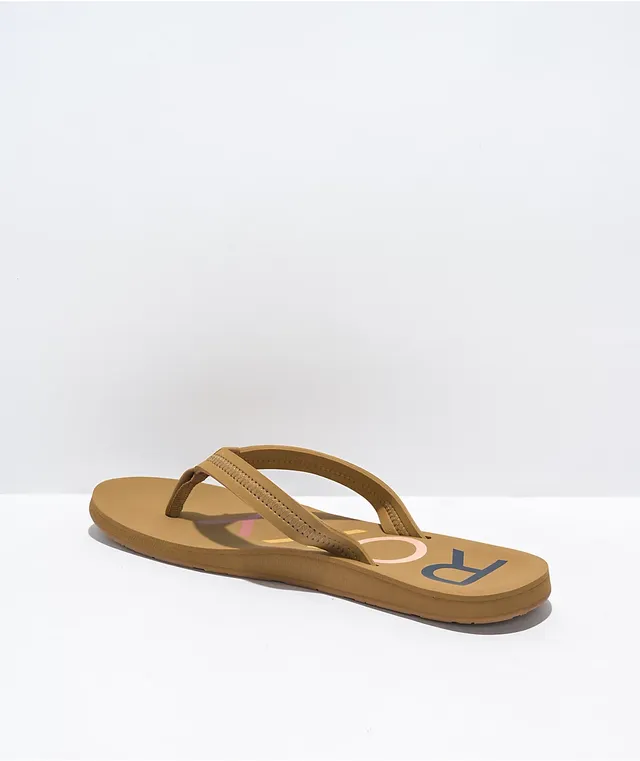 Roxy Vista III Tan Sandals Pueblo Mall