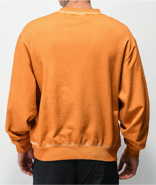 Zumiez Russell Athletic Leo Orange Crewneck Sweatshirt