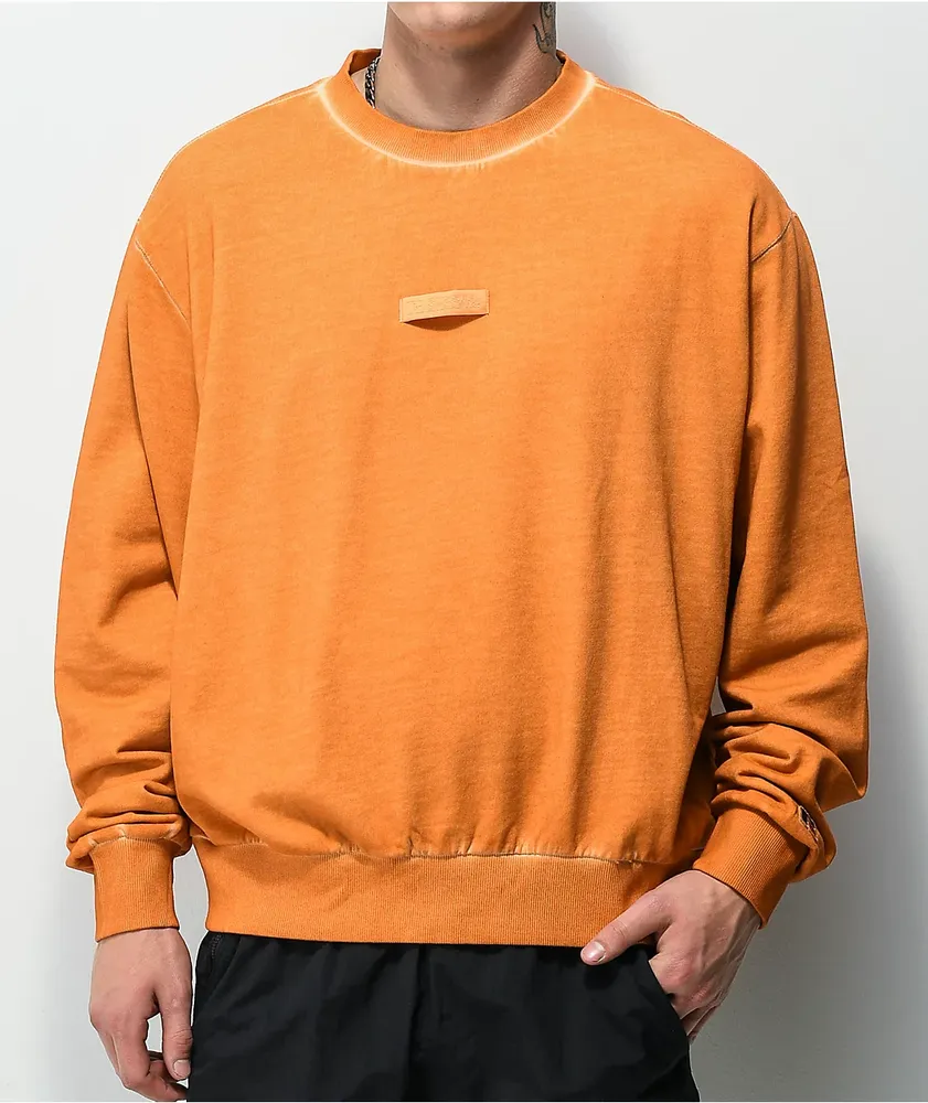 Zumiez Russell Athletic Leo Orange Crewneck Sweatshirt