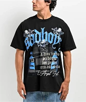 SAD BOYZ by Junior H Angels Black T-Shirt | MainPlace Mall