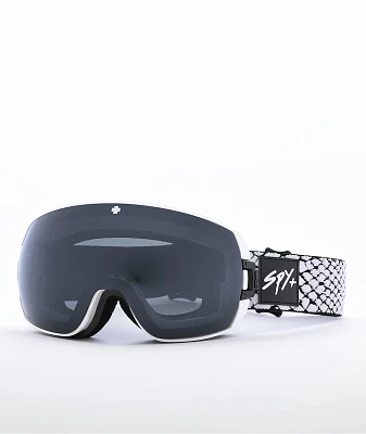 Spy Megalith Speedway White & Red Snowboard Goggles at Hamilton