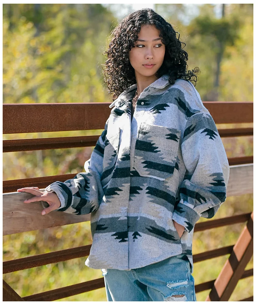 STOOSH Aztec Grey Button Up Jacket at Mall of America® in