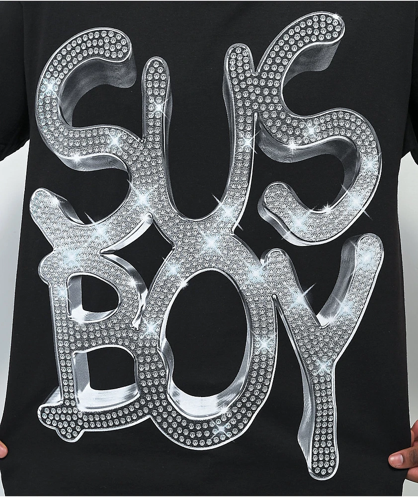 SUS BOY Iced Out Black T-Shirt at CoolSprings Galleria in Franklin, TN
