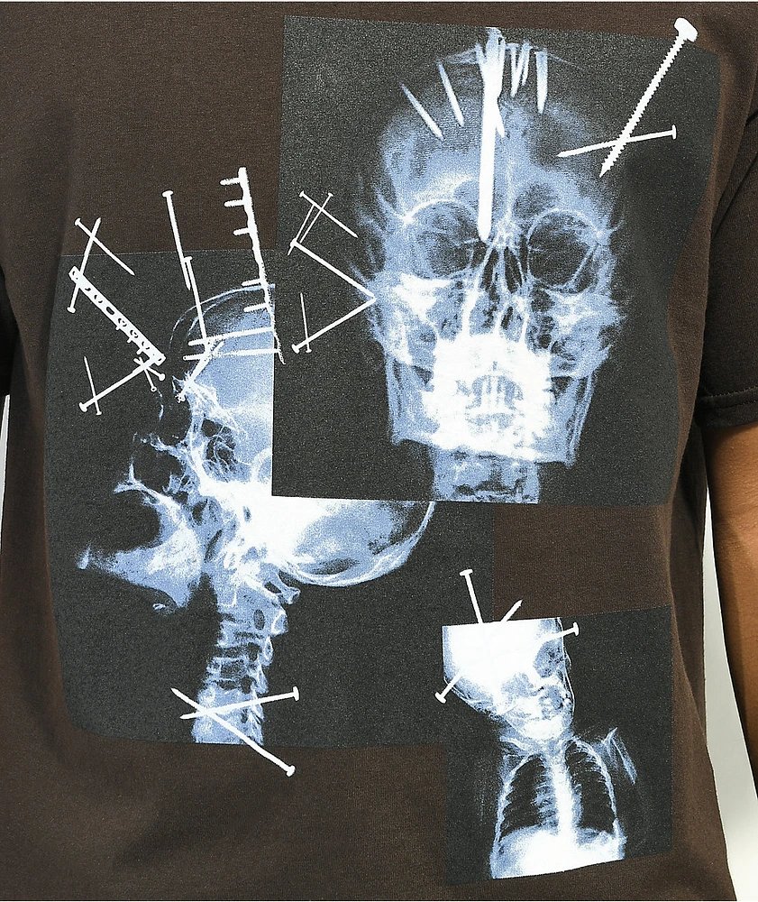 SUS BOY X-Ray Dark Brown T-Shirt | MainPlace Mall