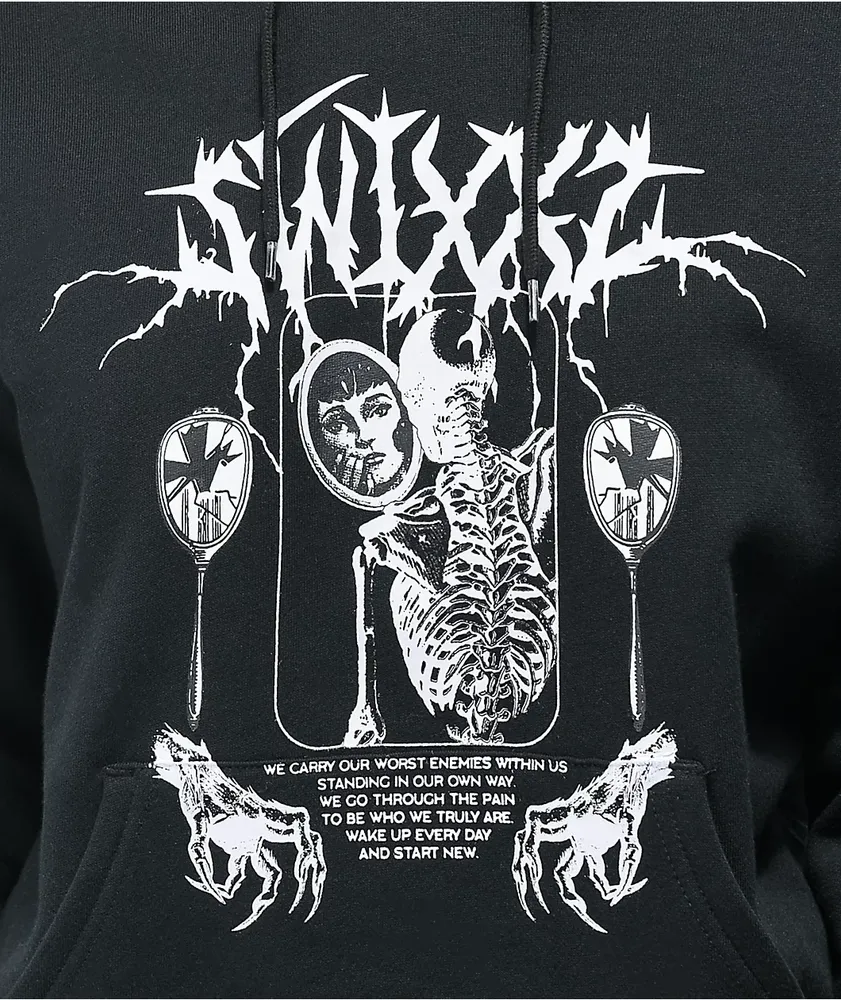 SWIXXZ Know Your Enemy Black Hoodie at Hamilton Place in