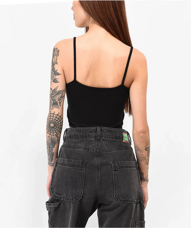SWIXXZ Raising Hell Black Crop Tank Top | MainPlace Mall