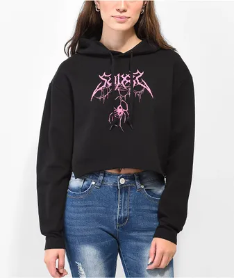 [ EZKATON ]★BOLD BORDER SWEATSHIRTS Aelfric Eden Womens Lace Bow Zip Up Hoodies Embroidery