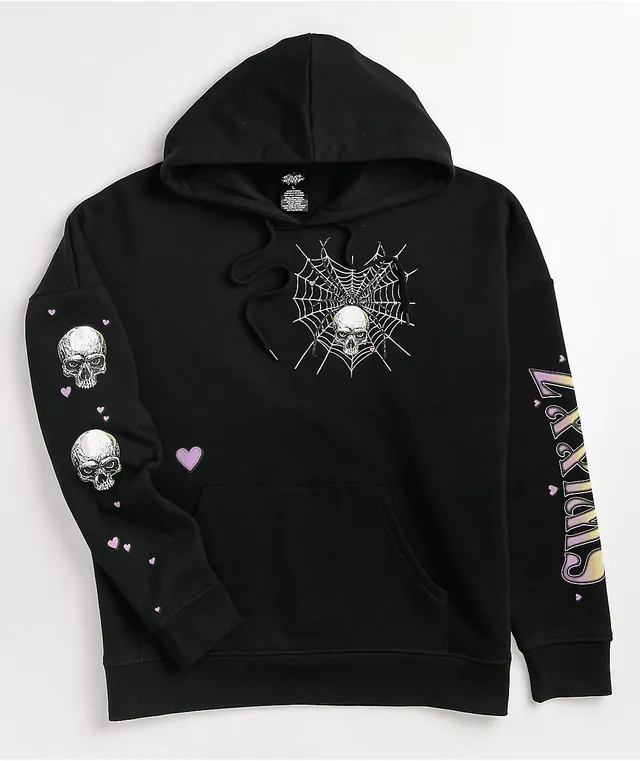 SAIGAN TERROR スウェット　黒 S-GINN-HOOD-ZIP-K13 Zip hoodie with Diesel label transfer