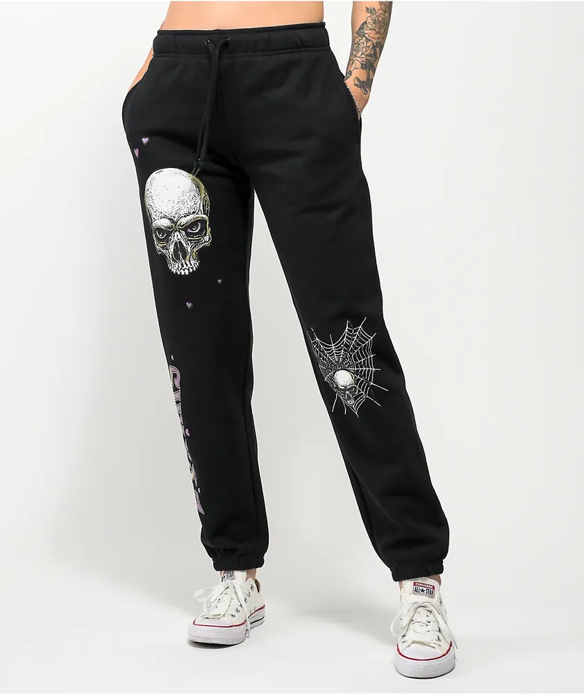 Skull sweatpants outlet