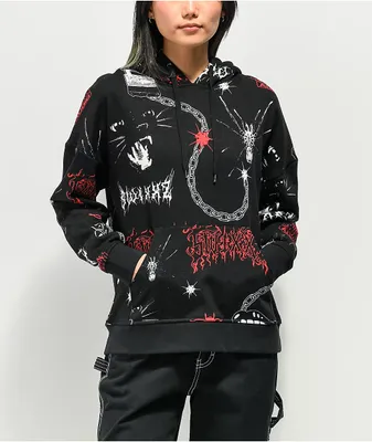 SWIXXZ Chrome Black Hoodie | Liberty Center