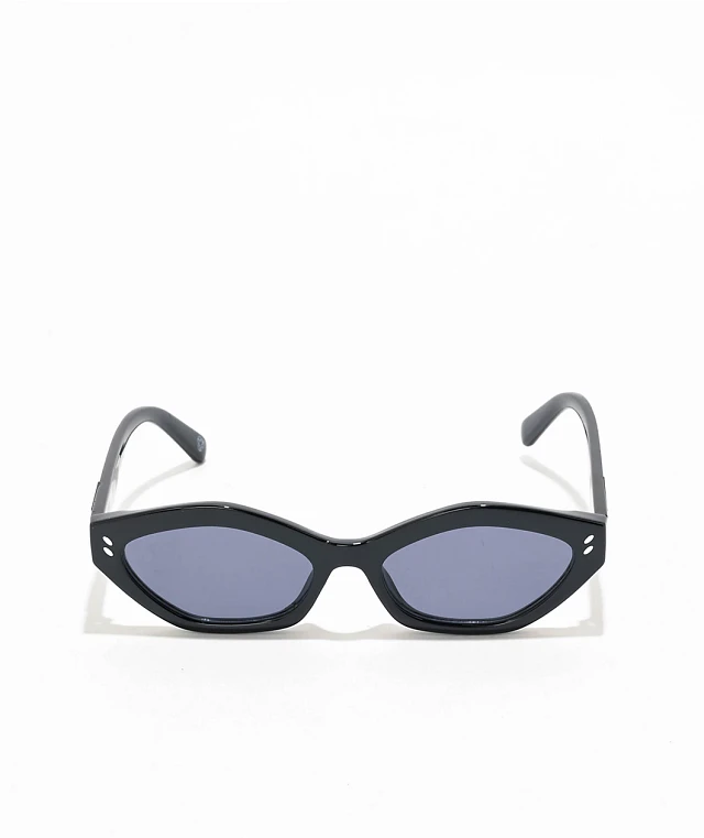 Sad Eyewear Milk Black Gloss Sunglasses | Hamilton Place