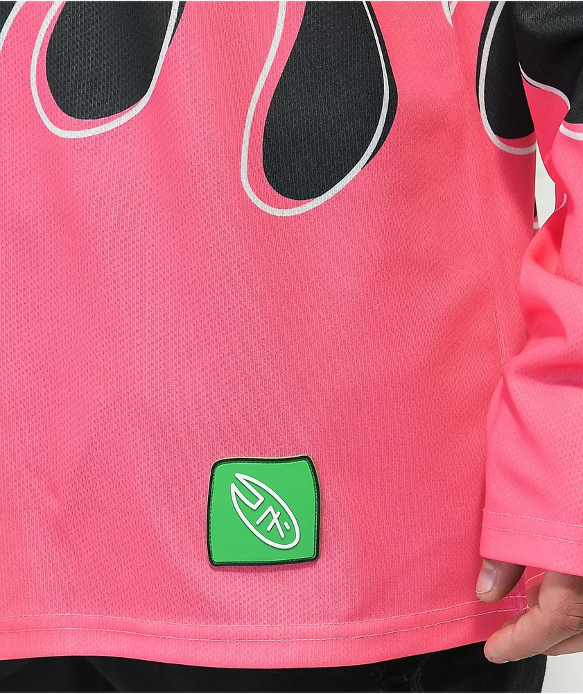 Pink flames jersey 2025