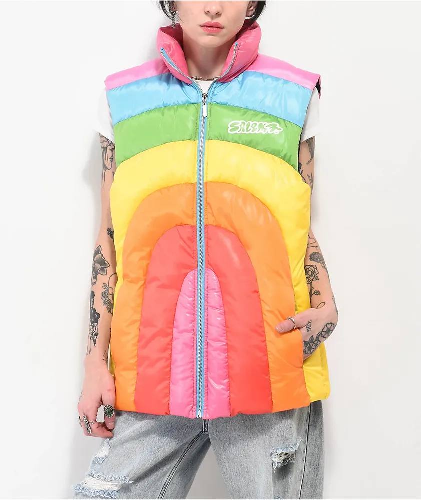 Burberry rainbow sales puffer