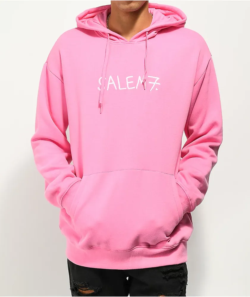 Pink outlet teddy hoodie