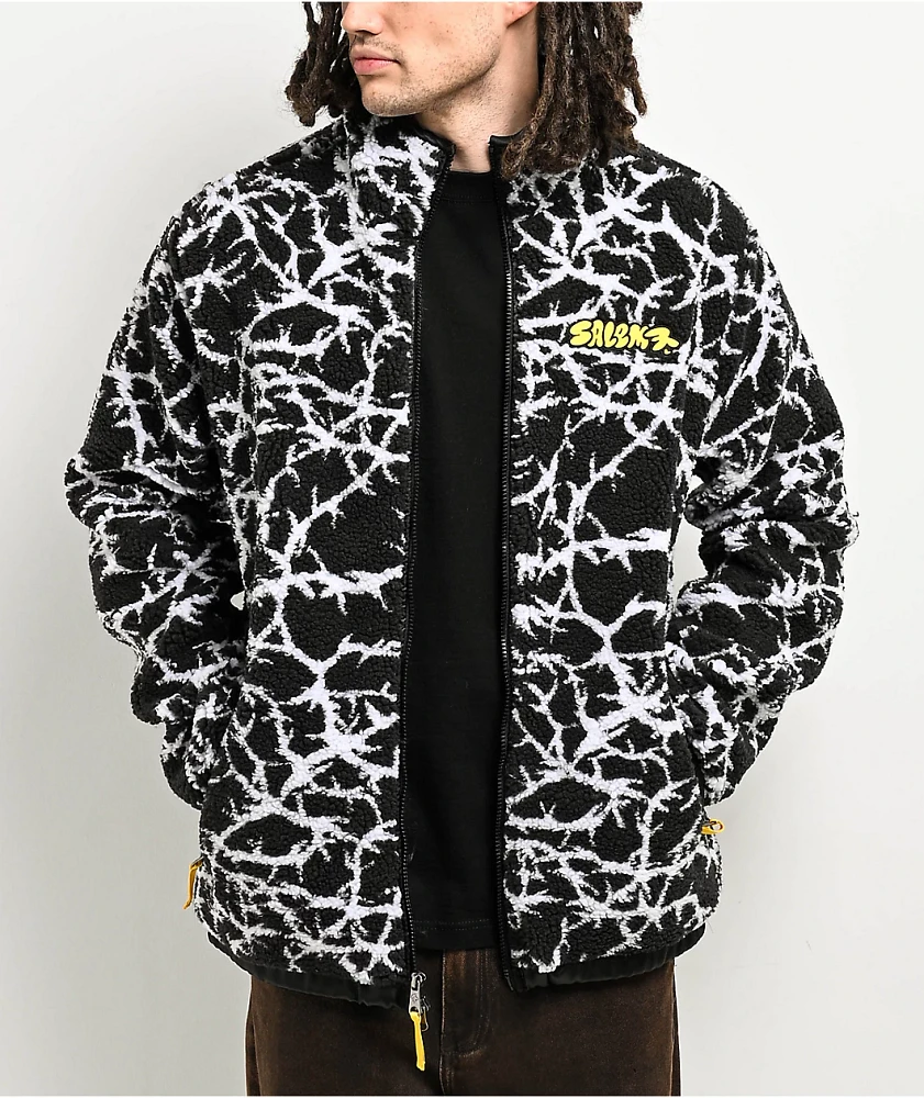 Salem7 Thorny Black Sherpa Jacket | MainPlace Mall