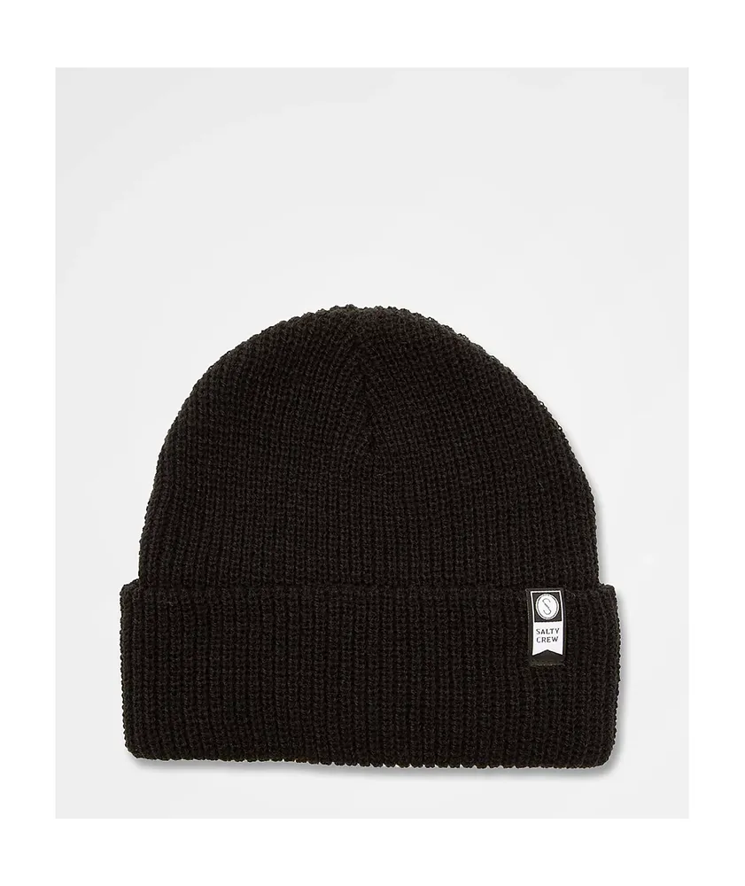 Salty Crew Alpha Black Beanie CoolSprings Galleria