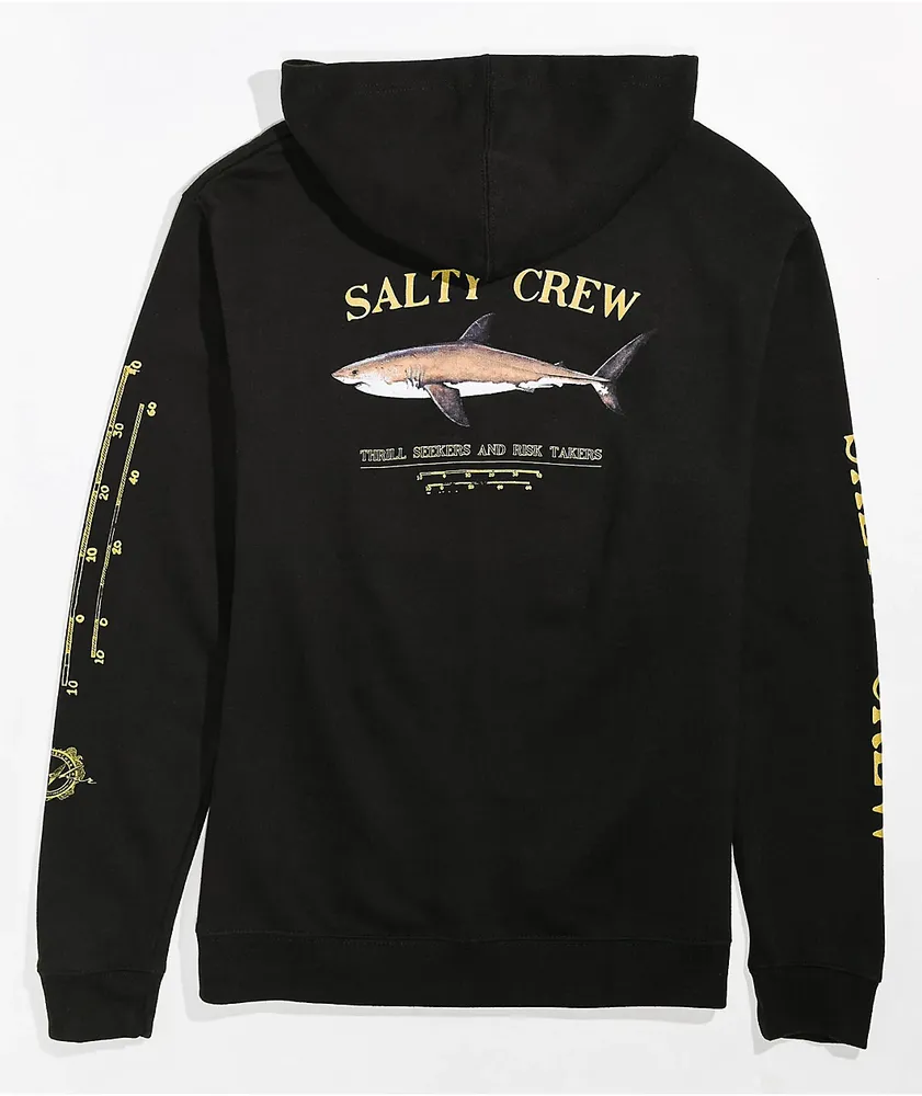 Salty crew black hoodie clearance
