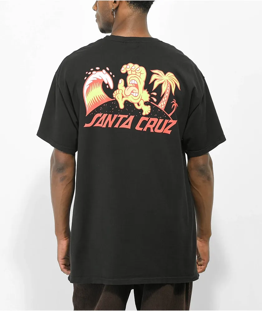 Santa Cruz Beach Bum Pigment Black T shirt CoolSprings Galleria