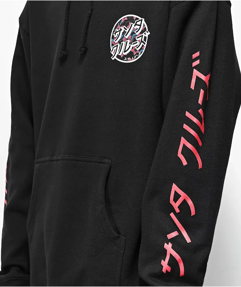 Santa Cruz Blossom Dot Black Hoodie | MainPlace Mall