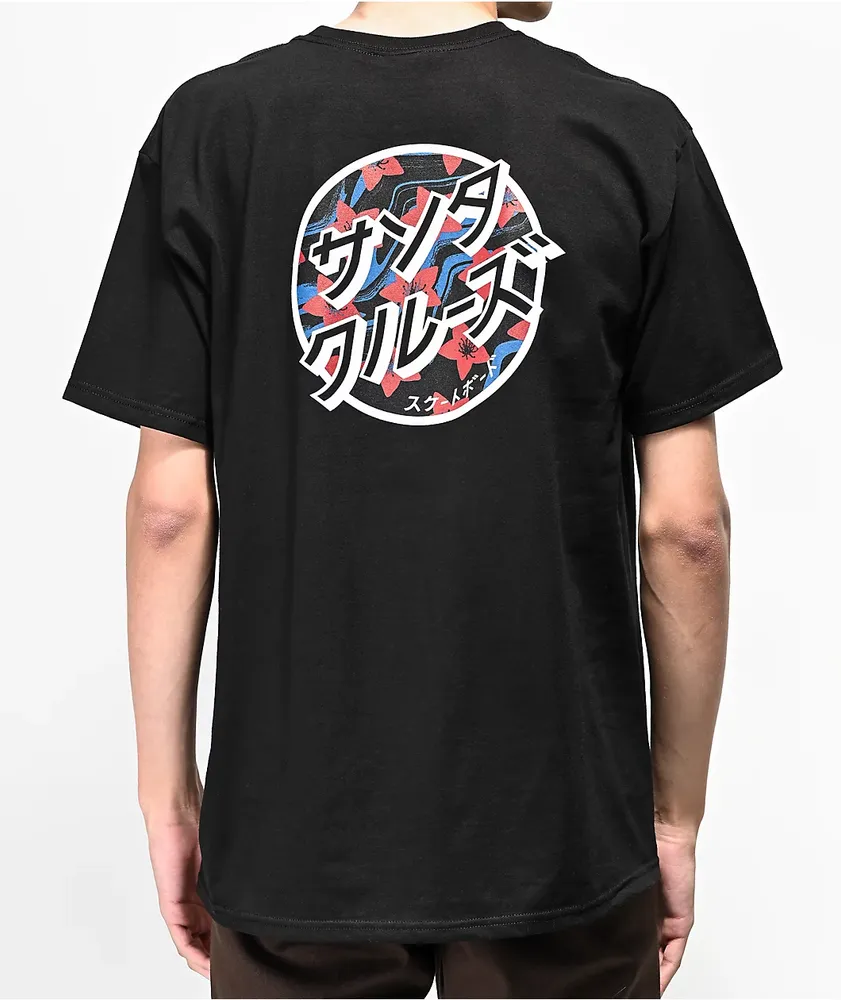 Santa cruz blossom dot black hoodie 2025