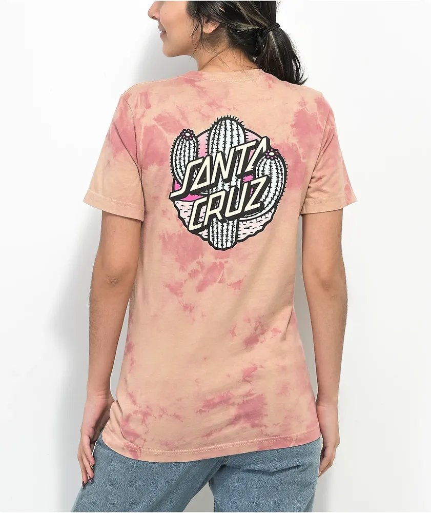Santa cruz tie dye t shirt cheap