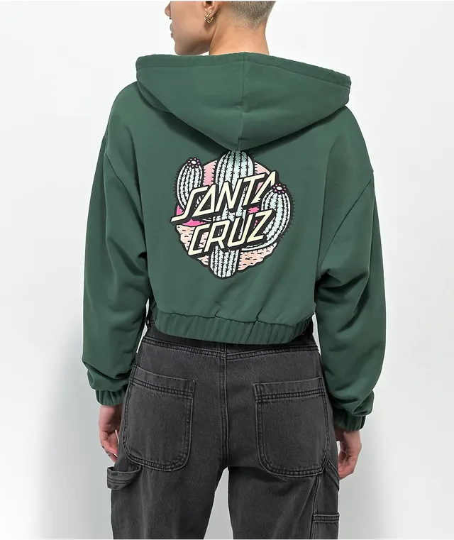 Santa cruz cropped hoodie 2025