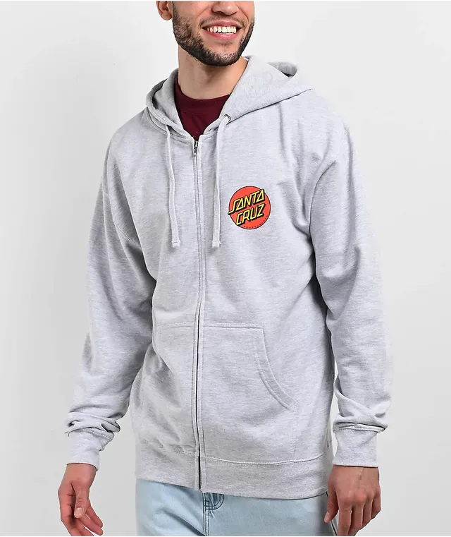 Santa cruz gray hoodie hot sale