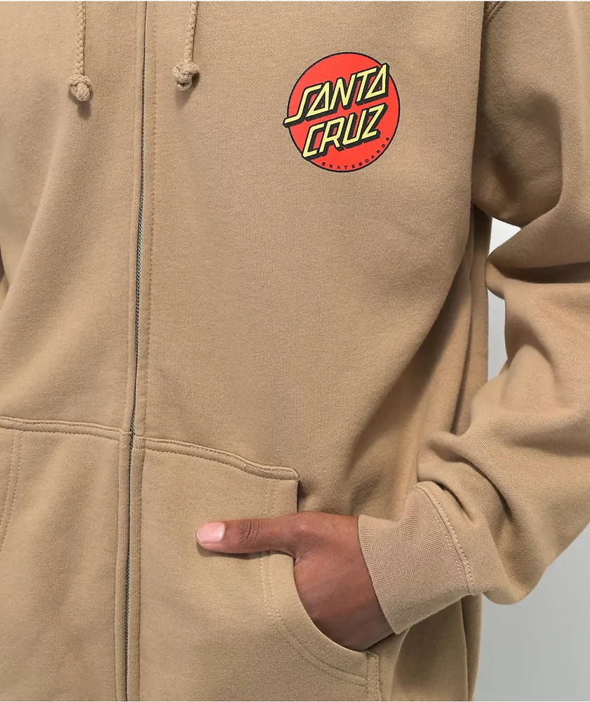 Santa Cruz Classic Dot Sand Zip Hoodie Mall of America
