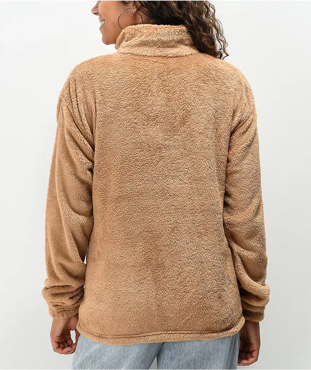 Sherpa half 2025 zip sweatshirt