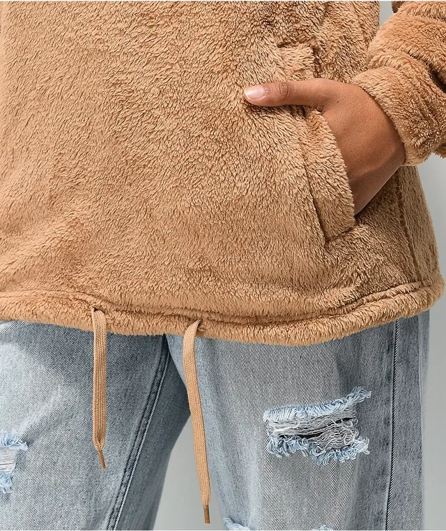 Tna fuzzy best sale zip hoodie