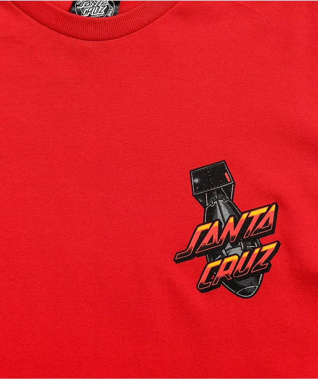 Red santa cruz shirt hot sale