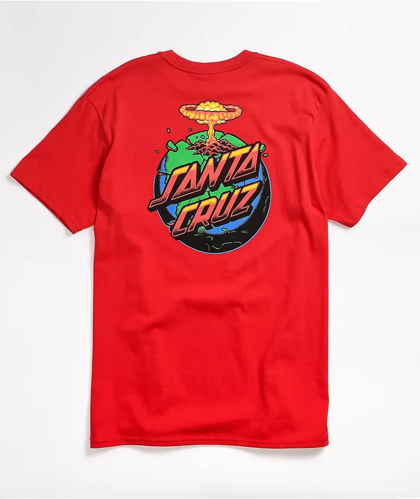 Santa Cruz Doom Dot Red T Shirt CoolSprings Galleria