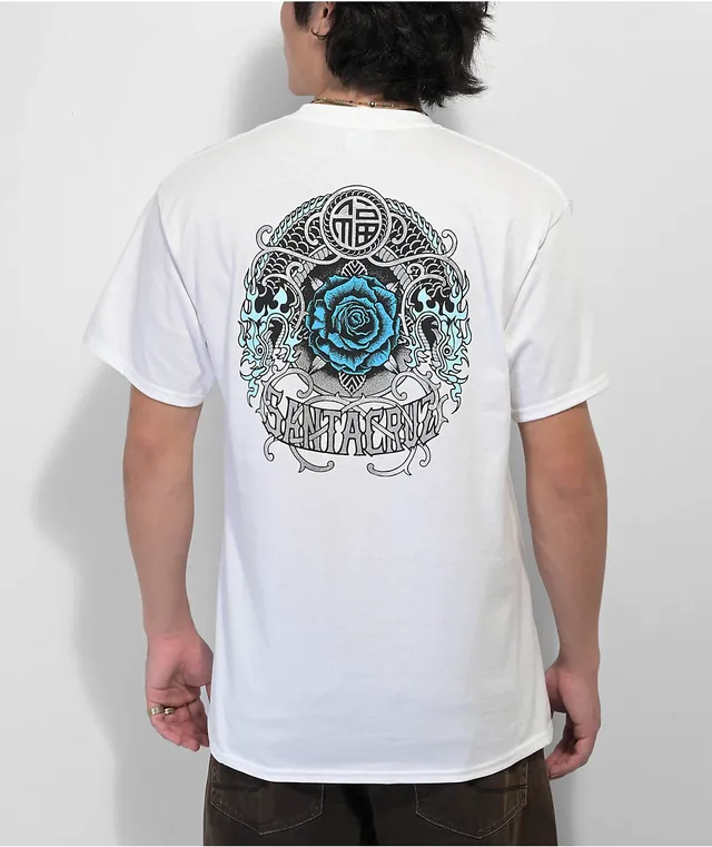 Santa Cruz Dressen Rose Crew 2 Black T-Shirt | Liberty Center