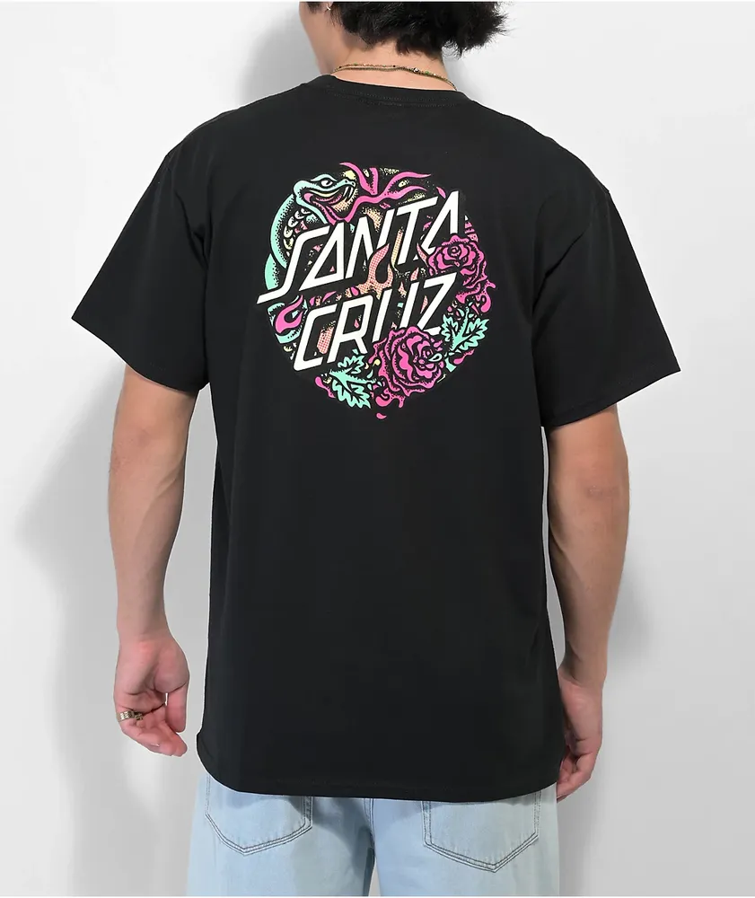 SANTA CRUZ★ドレッセン ローズ グレー Tシャツ Santa Cruz Dressen Rose Crew 2 Black T-Shirt | Liberty Center