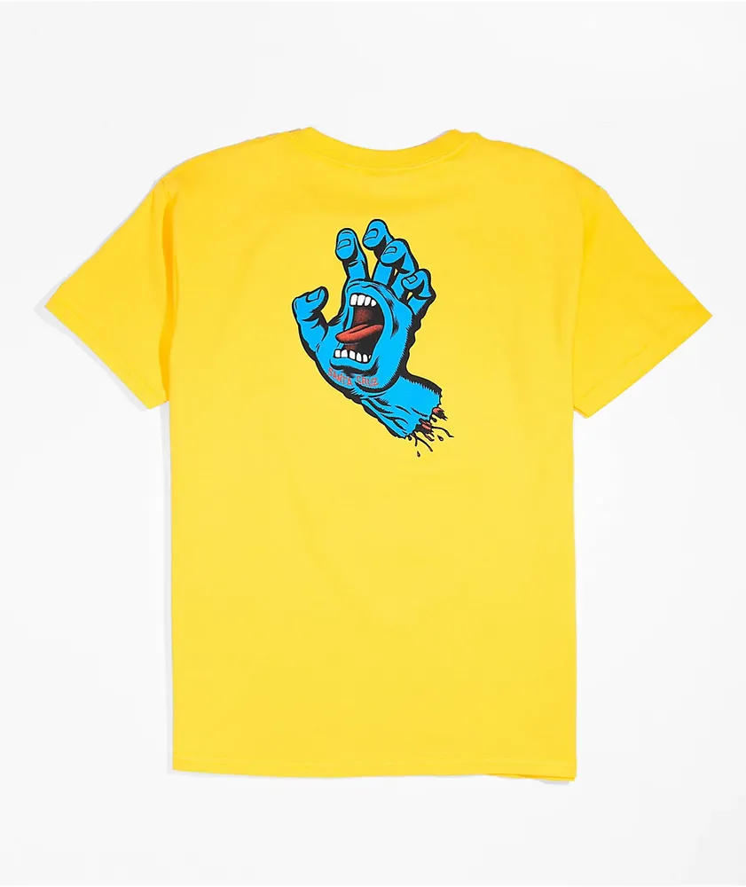 Yellow santa cruz shirt hot sale