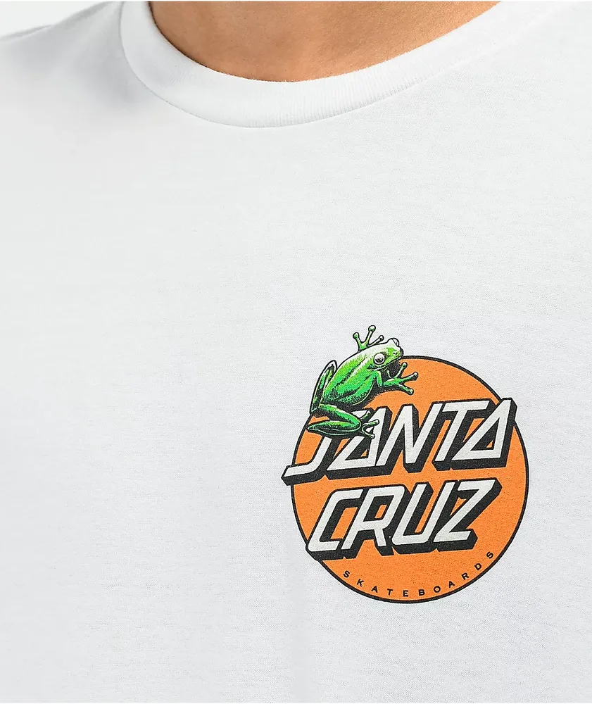 Santa Cruz Nature Dot White T Shirt Mall of America