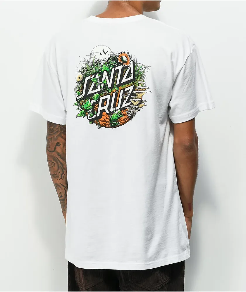 White santa sales cruz shirt