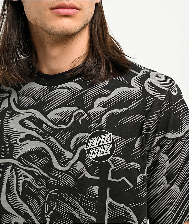 Santa Cruz Obrien Purgatory Black T-Shirt | Coquitlam Centre