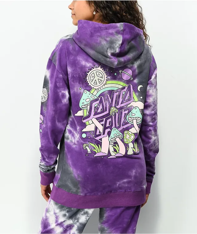 Santa Cruz Once Upon A Dot Purple Tie Dye Hoodie CoolSprings