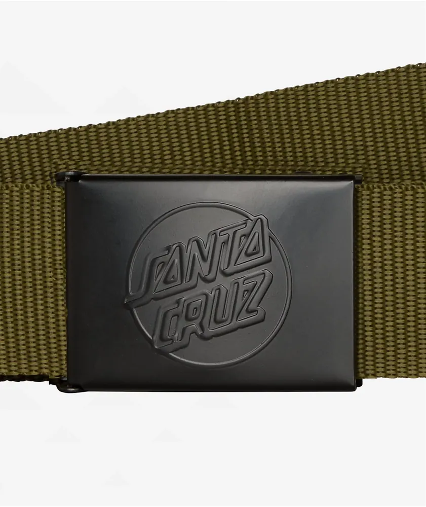 Santa Cruz CROP DOT BELT UNISEX - Gürtel - moon rock/grün