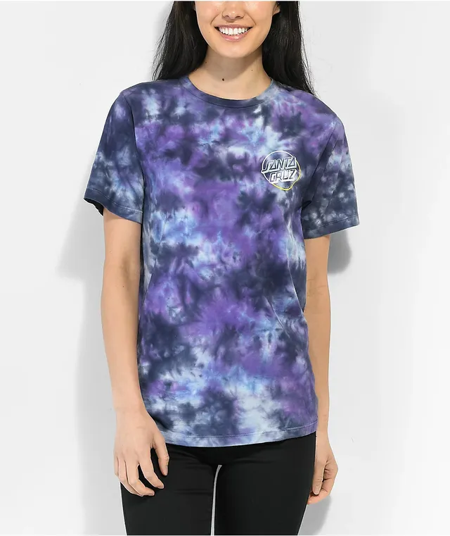 Santa cruz purple tie dye shirt on sale